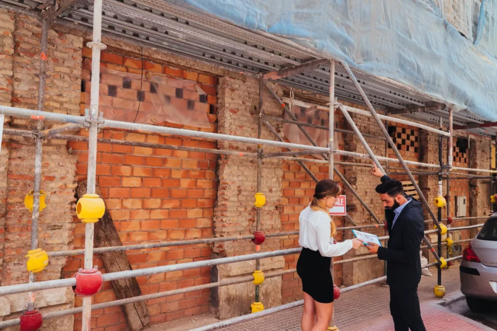 Obras en fachada en una comunidad de propietarios